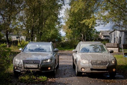 Audi A4 Allroad VS Subaru Outback: Сталкеры