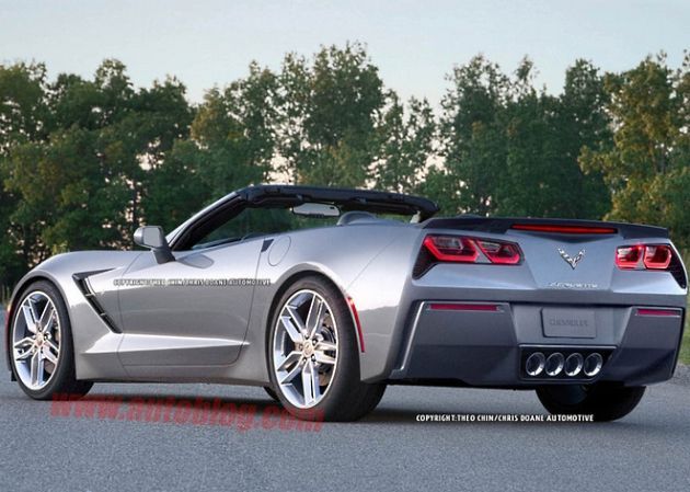 Кабриолет Corvette Stingray покажут на автосалоне в Женеве