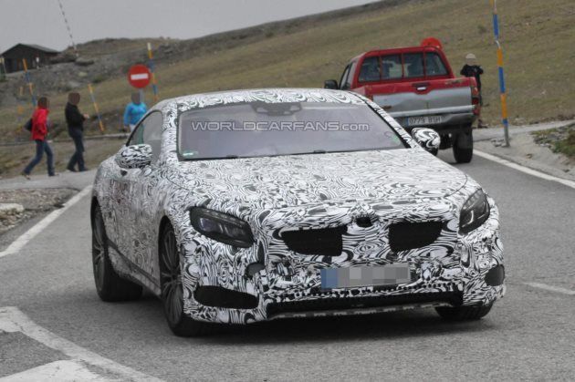 Появились фотографии нового Mercedes-Benz S 63 AMG Coupe
