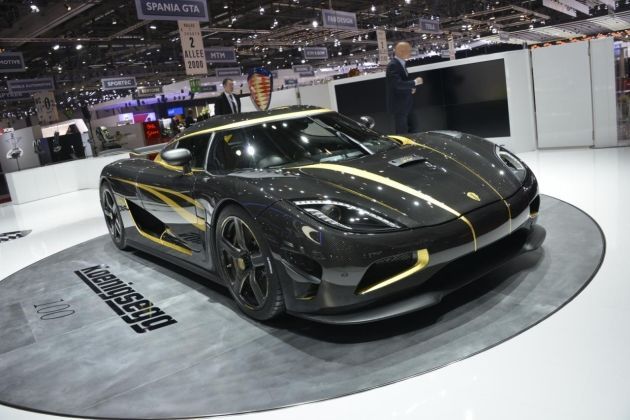 Koenigsegg построил золотой гиперкар