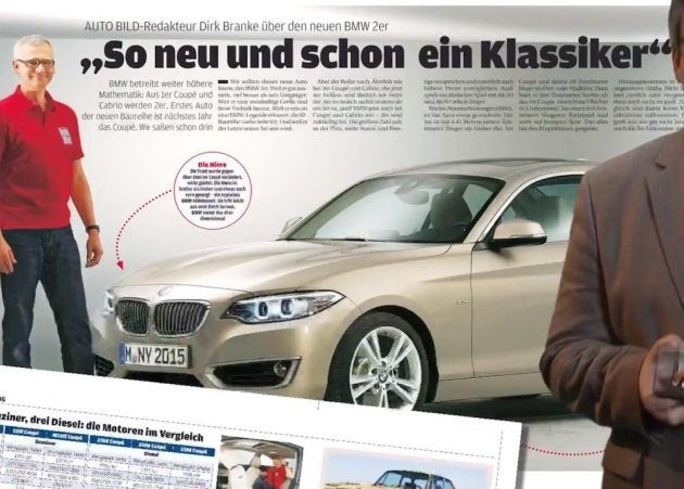 Купе BMW 2-й серии попало на обложку журнала