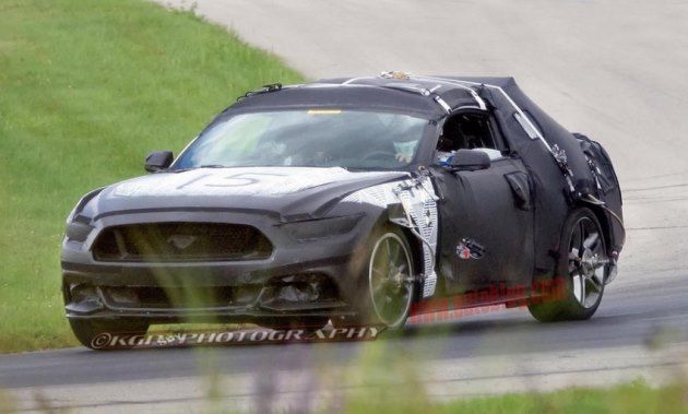 Фотошпионы рассекретили дизайн нового Ford Mustang