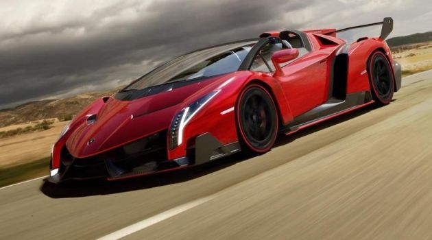 Lamborghini официально представила Veneno Roadster