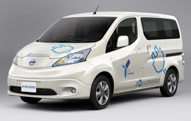 Nissan показал электрический минивэн e-NV200