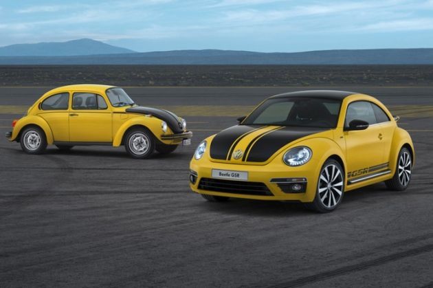Volkswagen сделал из Beetle «желто-черного гонщика»